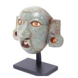 Lot 223 Pre-Columbian Maya Jade Mosaic Mask, 500 - 900 CE