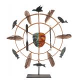 Lot 237 Wonderful Inuit Soapstone Spirit Mask, Thomas Tootkaylok