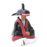 Lot 246 Inuit The Storyteller with Whale Headdress