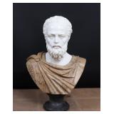 Lot 277 Fine Carved Marble Bust of Roman