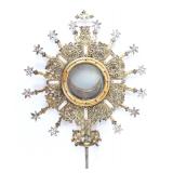 Lot 284 Processional Monstrance, Spanish Colonial 1600-1700s