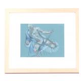 Lot 296 Drawing of Robed Man by Paul Cadmus 1904-1999