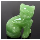 Lot 355 Chinese Jade Style Stone Foo Lion Figurine