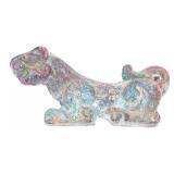 Lot 386 Chinese Bronze Recumbent Jaguar Plaque