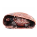Lot 393 Chinese Porcelain Nesting Turtle