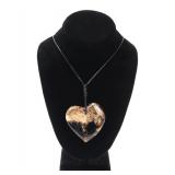Lot 120 Gorgeous Heart Shaped Natural Raw Amber Necklace