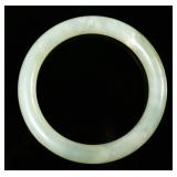 Lot 175 Beautiful Natural White Jade Chinese Bangle