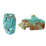 Lot 188 Two Native American Turquoise Pendants