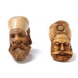 Lot 252 Two Meerschaum Pipe Heads