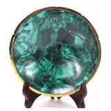 Lot 258 Beautiful Natural Malachite Bowl