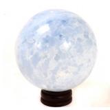 Lot 274 Gorgeous Aquamarine Sphere on Stand
