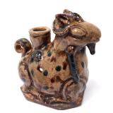 Lot 407 Adorable Crackle Glazed Chinese Goat