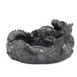 Lot 447 Cast Dragon Trinket or Jewelry Dish