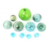 Lot 467 Eleven WWII Era Fishing Buoy & Floats