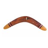Lot 489 Beautiful Hand Carved Wood Boomerang