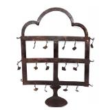 Lot 492 Tribal Folk Art Wall Candle Stand