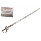 Lot 14 Spanish Bilbao Sword, circa 1700