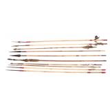 Lot 63 Collection of Ten Various Philippine Bamboo Arrows