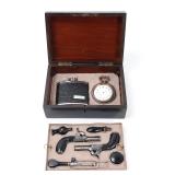 Lot 75 Cased Set of Percussion Drop Trigger Pistols