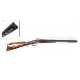 Lot 79 American Double Barrel Percussion Blanket Gun