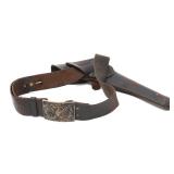 Lot 112 Complete Civil War Belt, Buckle & Holster