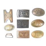 Lot 113 Collection of US Belt Buckles