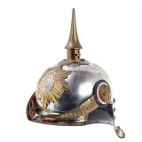 Lot 132 German Pickelhaube Style Helmet
