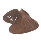 Lot 137 German Gothic  Maximilian Fluted Couter, Ex-Higgins Museum