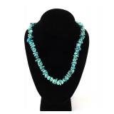 Lot 162 Beautiful Chunky Turquoise Beaded Necklace
