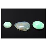 Lot 185 Group of Three Chinese Hardstone Pendants