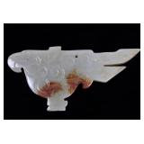 Lot 189 Chinese Nephrite Jade Avian Pendant