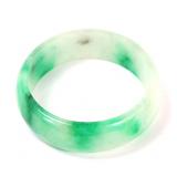 Lot 196 Gorgeous Green Apple & Snow White Chinese Bangle Bracelet