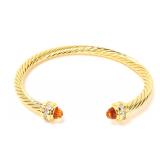 Lot 215 Lovely David Yurman Style Cablespira Bracelet