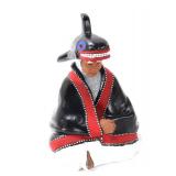 Lot 237 Pacific Northwest Coast Seated Shaman