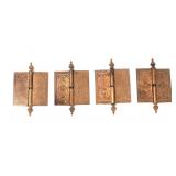 Lot 246 Victorian Door Hinges - Set of Four