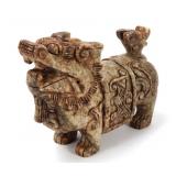 Lot 318 Chinese Soapstone Carved Foo Dog Figure