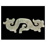 Lot 330 Chinese Hardstone Dragon Loong Yu Bi