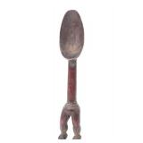 Lot 390 Dan Wood Carved Spoon Figure, Guinea Coast