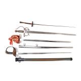 Lot 6 Lot of Four Swords
