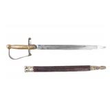 Lot 40 Early Argentinian Gaucho Sword & Scabbard