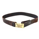 Lot 49 American Belt & Buckle Set, 19th C.