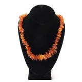 Lot 92 Gorgeous Chip Sead Amber Beaded Necklace