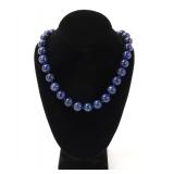 Lot 96 Gorgeous Lapis Lazuli Beaded Necklace