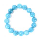 Lot 107 Gorgeous Natural Aquamarine Beaded Bracelet