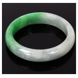 Lot 130 Lovely Chinese Jadeite Bangle Bracelet
