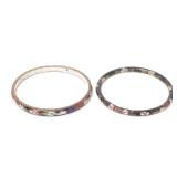 Lot 135 Pair of Chinese Cloisonne Enamel Bangles