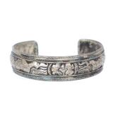 Lot 147 Silver Cuff Bracelet, Philippines