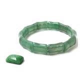 Lot 152 Gorgeous Sea Glass Bead Bracelet