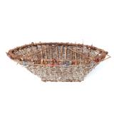 Lot 156 Beautiful Hand Crafted Shell Baby Basket