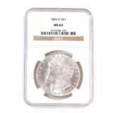 Lot 161 1885 Cased One Dollar Coin